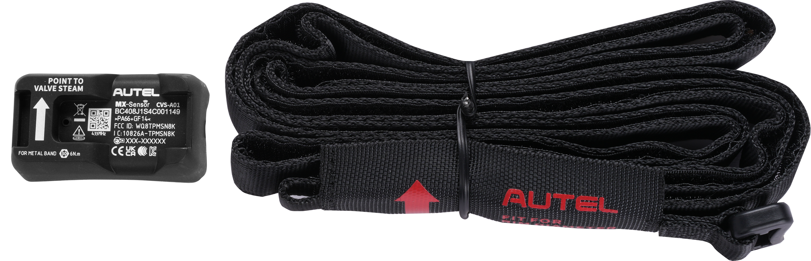 CV TPMS Sensor 300190-CVS-A01-Fabric-Strap-Front