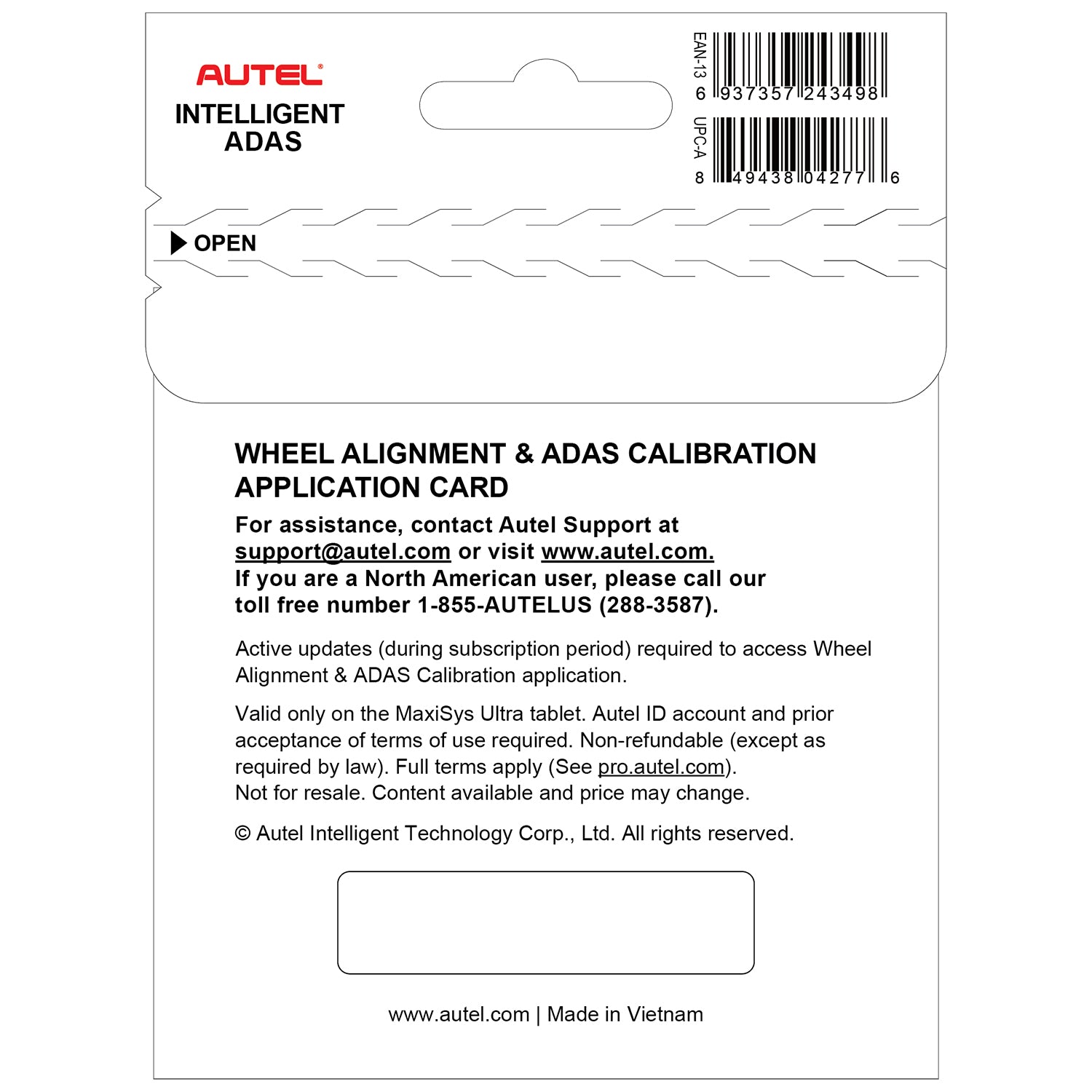 IA1000 Upgrade Card IA1000WAUP_2_BACK