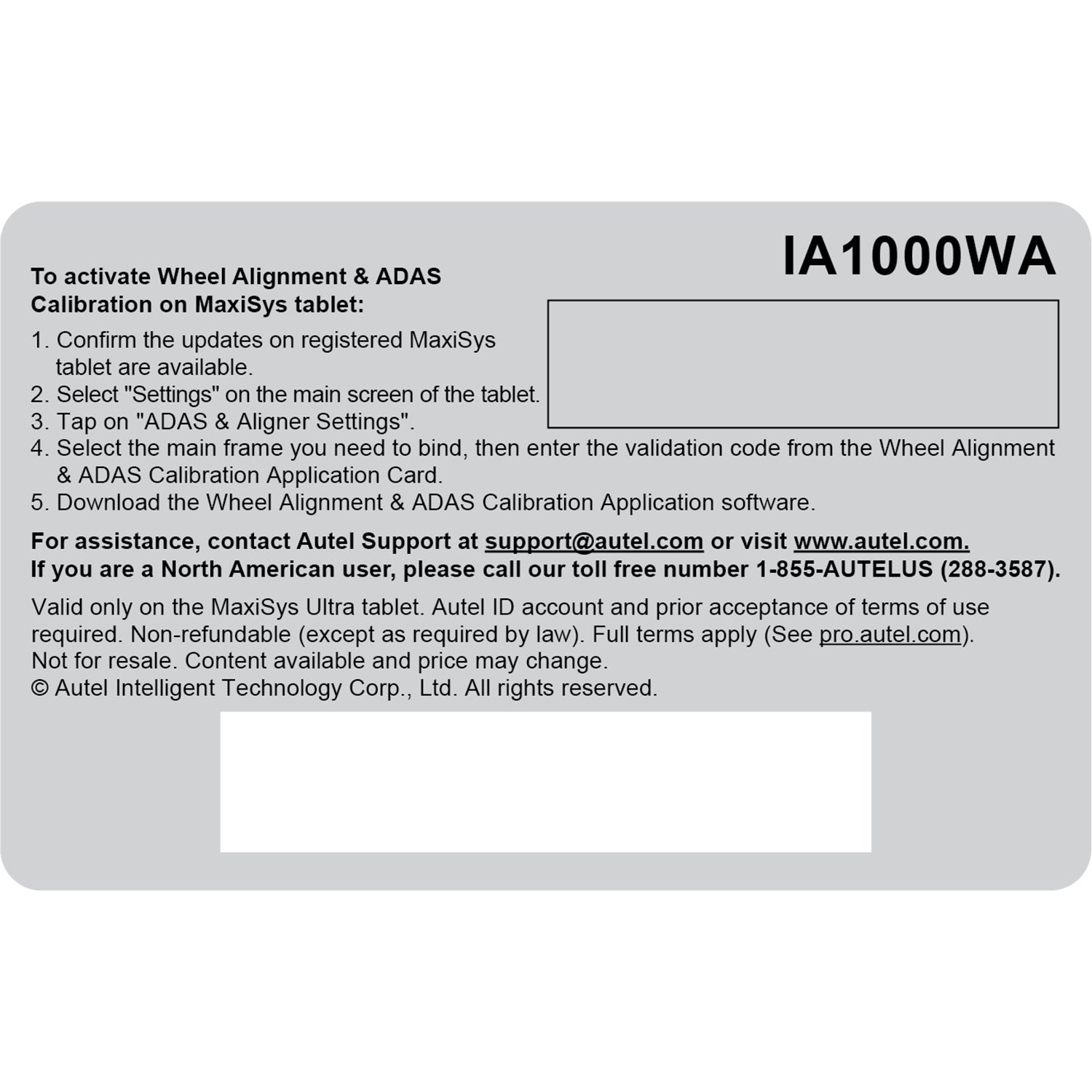 IA1000 Upgrade Card IA1000WAUP_4_BACK