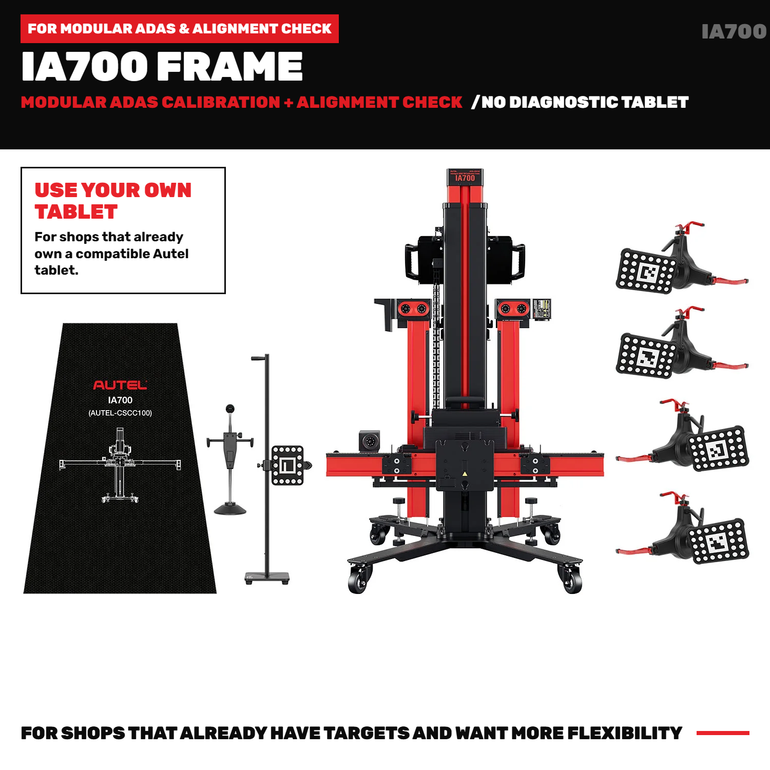 Autel IA700 Mobile ADAS Calibration Frame