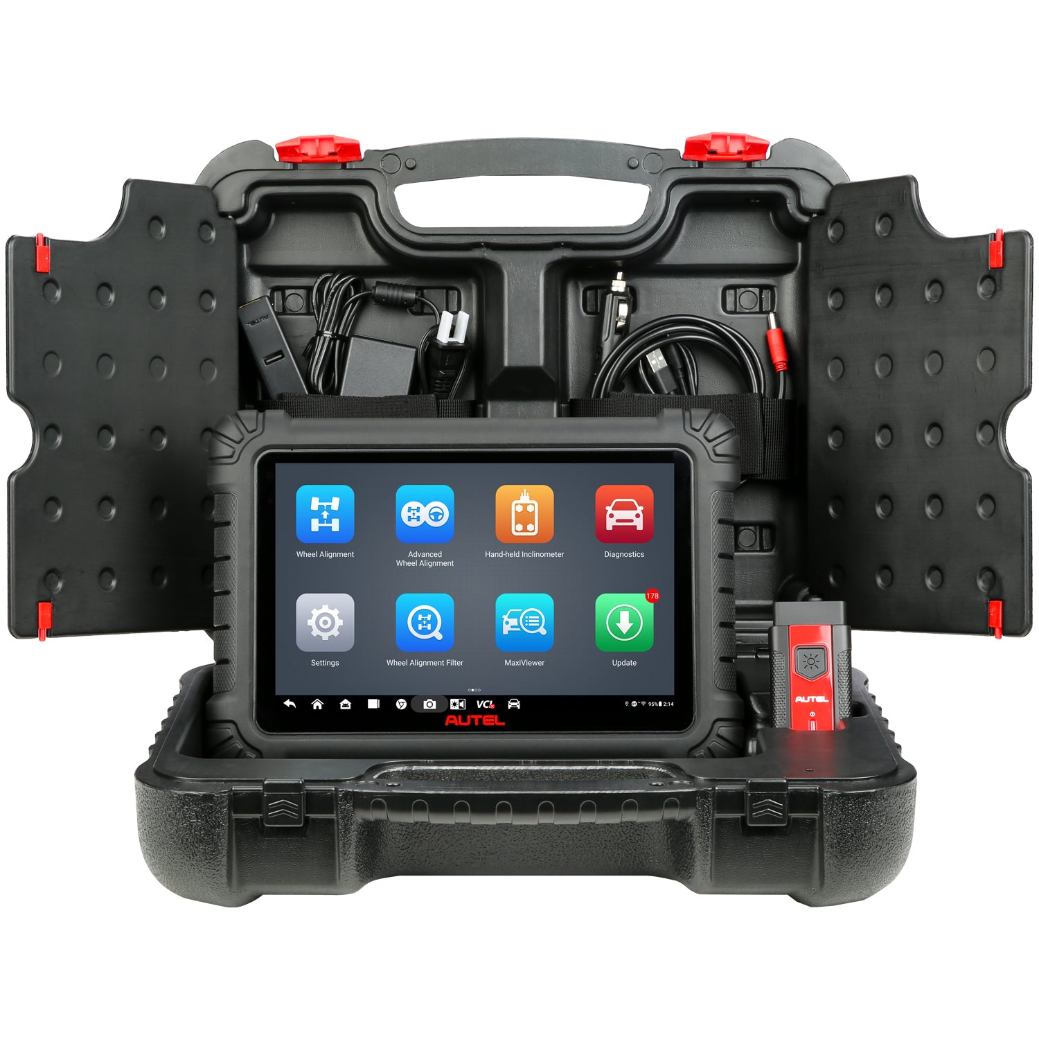 IWA500 Wheel Alignment System with Tablet and Storage Cabinet