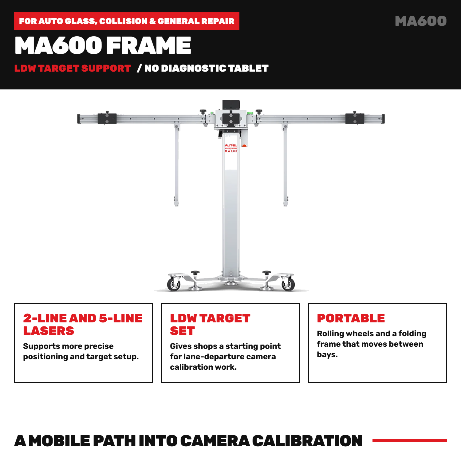 Autel MA600 Mobile ADAS System (Frame only)