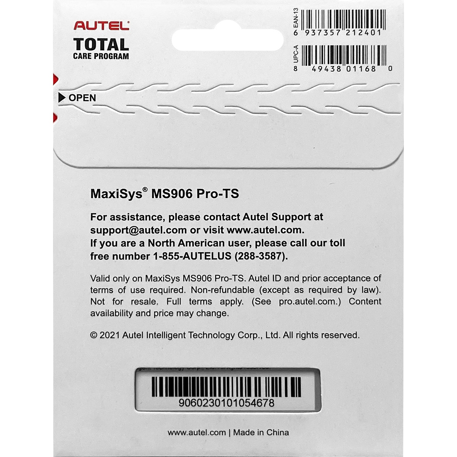 Total Care (TCP) MS906PT1YRUP_back
