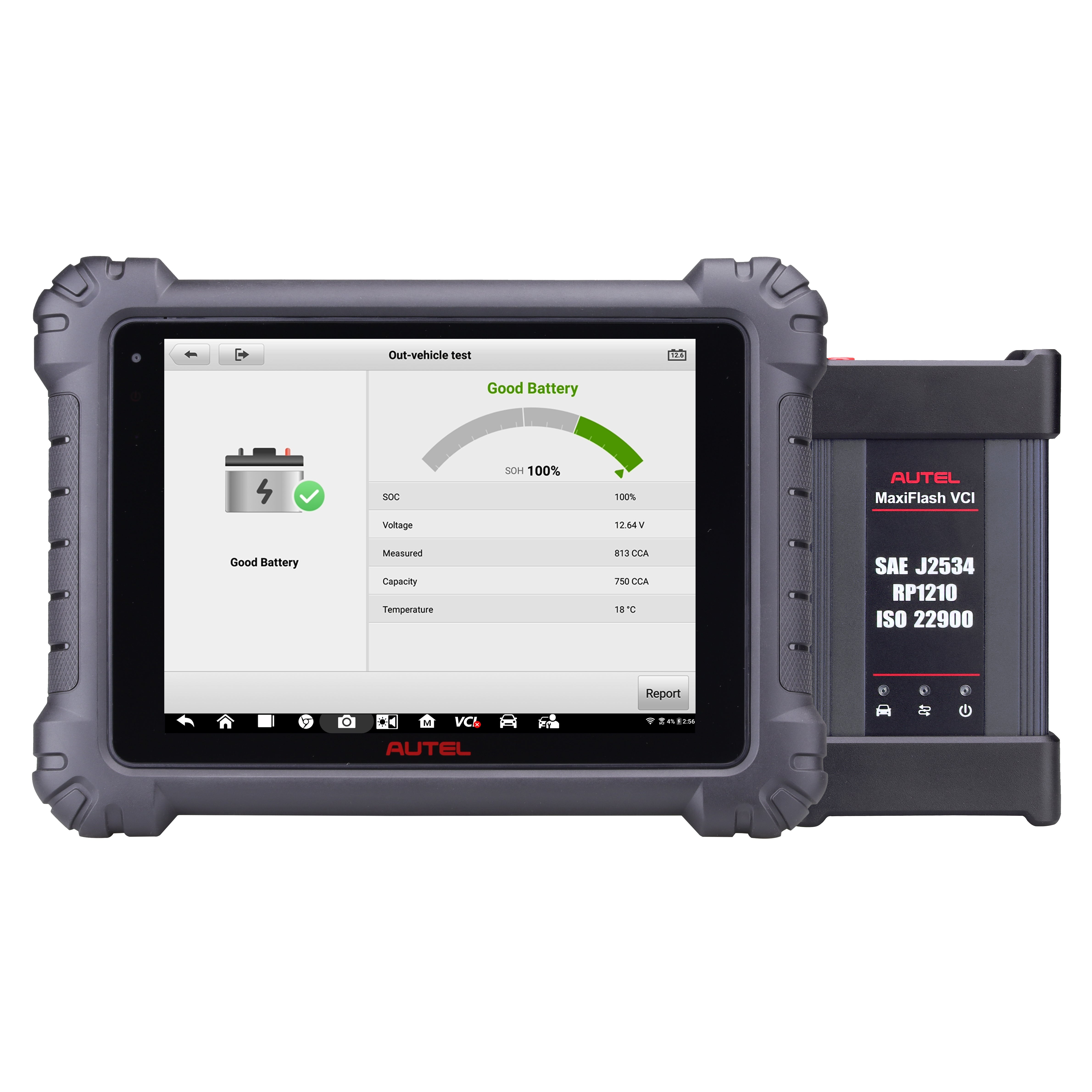 MaxiSYS MS909CV-Battery-Screen