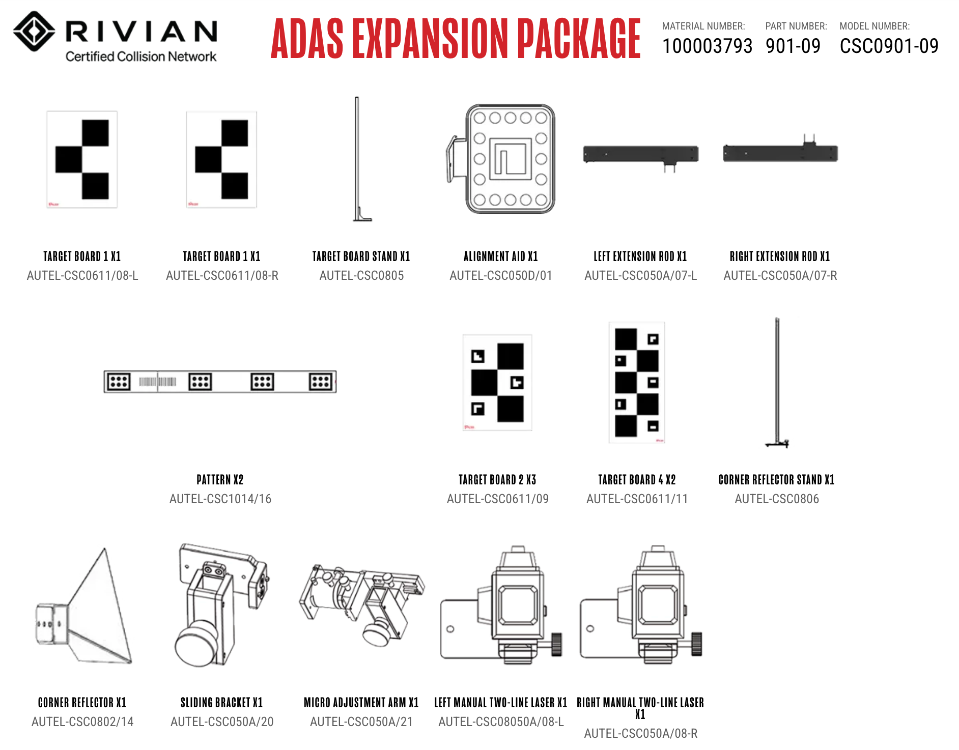 Autel Rivian Expansion Package: CSC0901-09