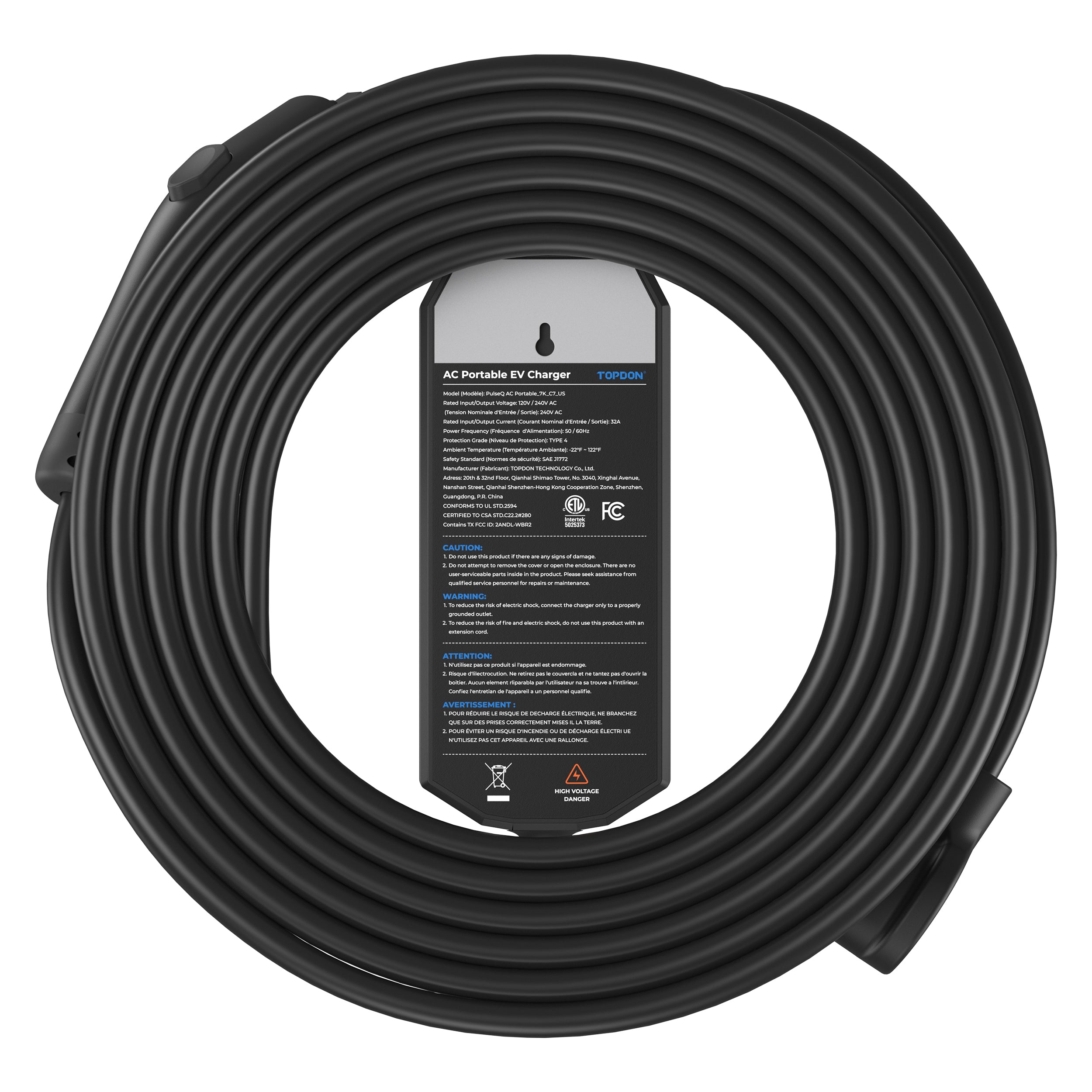 PulseQ AC Portable 32A NEMA 6-50 Plug