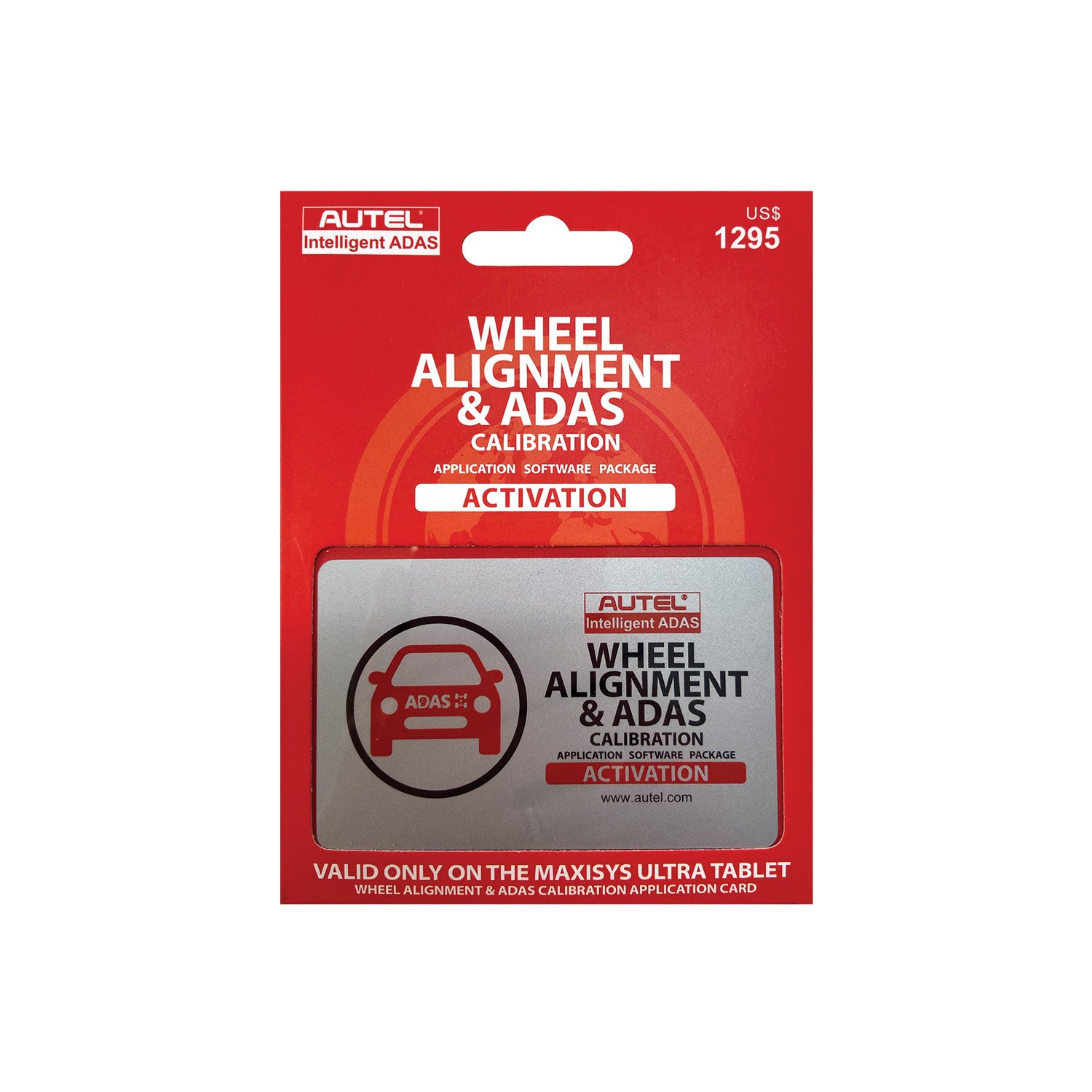 Autel wheel alignment and ADAS calibration software activation card for MaxiSys Ultra tablet