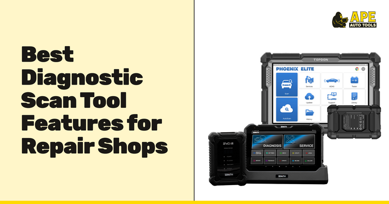 Best Professional Diagnostic Scan Tool Features for Auto Repair Shops