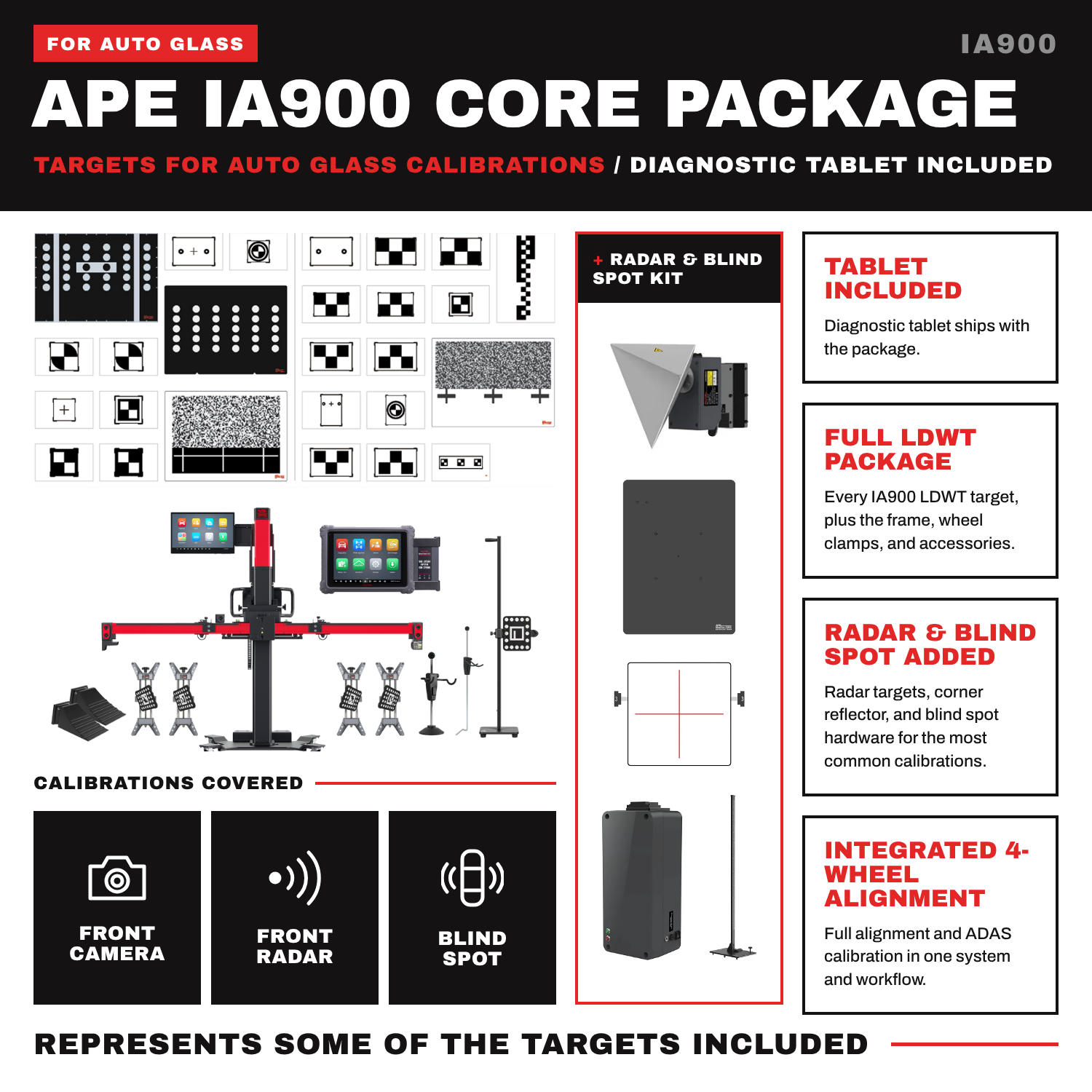 Autel IA900 Ape Core ADAS Calibration System with MS Ultra S2 Tablet (IA900APECT)