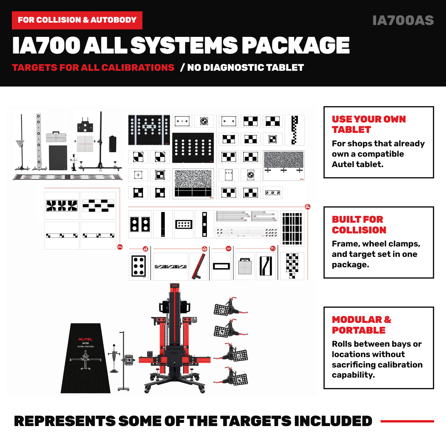 Autel IA700 All Systems ADAS Calibration Package, No Tablet (IA700AS)