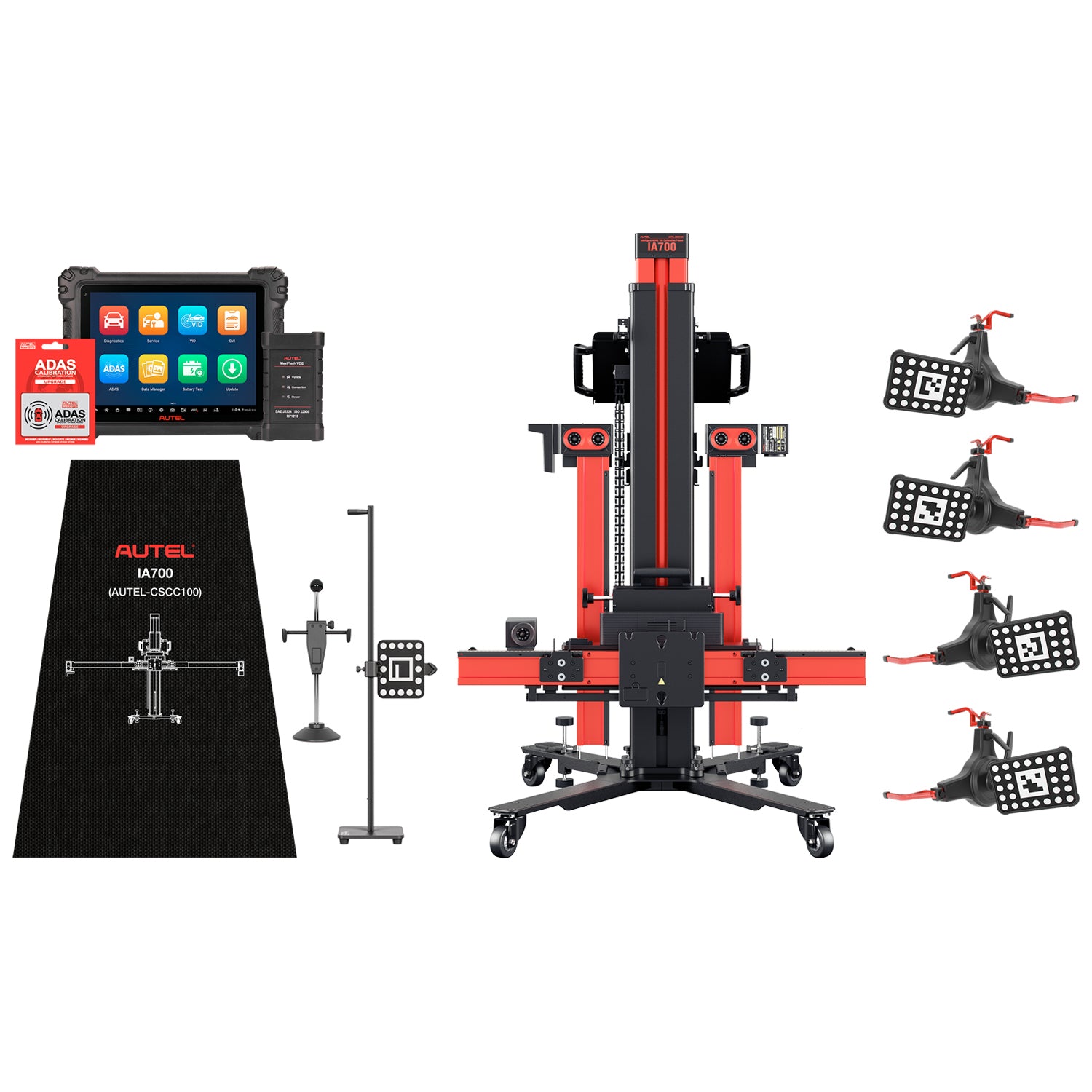 Autel IA700 ADAS Frame with MS909S2 Tablet