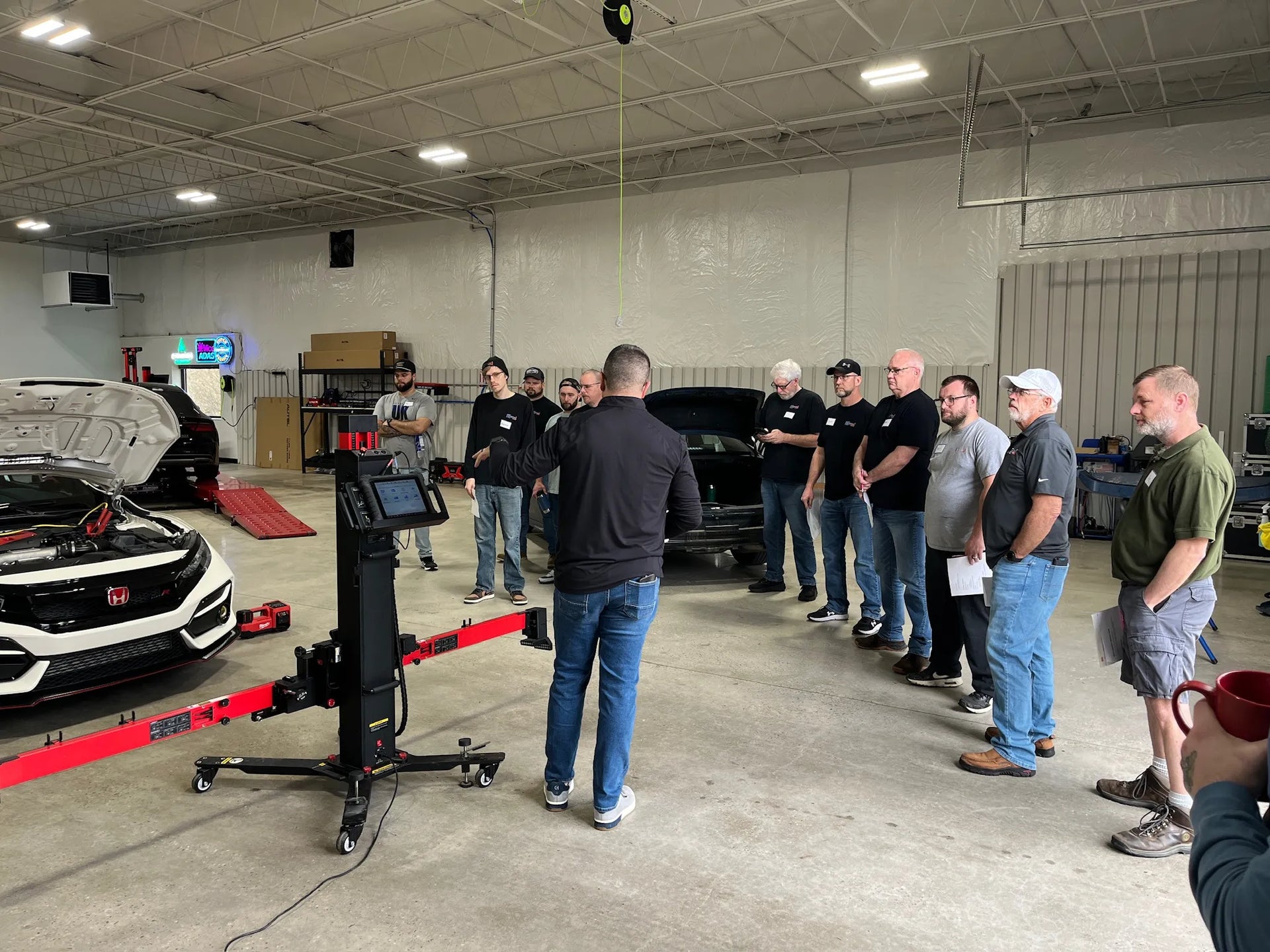 ADAS training in progress