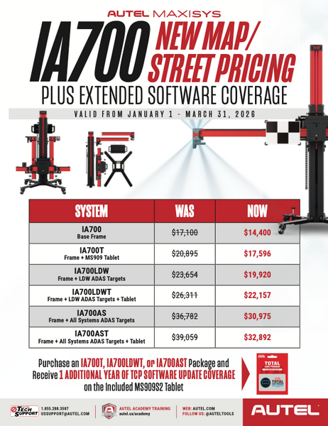 IA 700 Sale (Valid until March 31 2026)