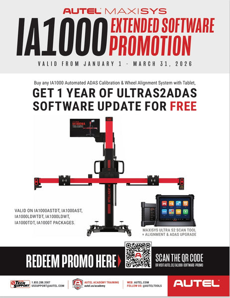 IA1000 Free Software Update Sale (Valid until March 31 2026)