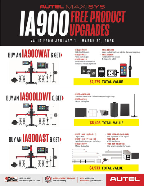IA900 Free Product Upgrades (Valid until March 31 2026)