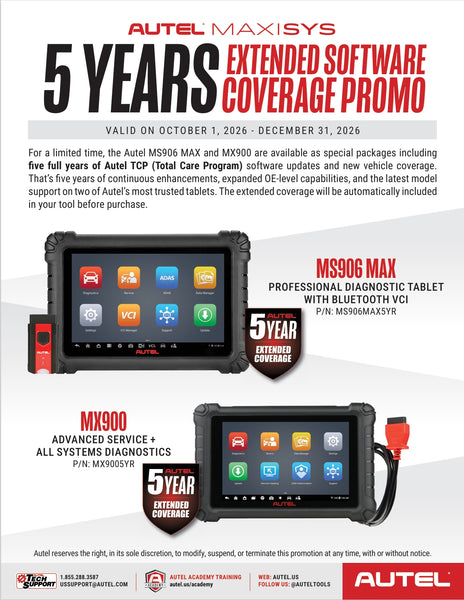 5 Years Extended Software Coverage (Valid until December 31 2026)