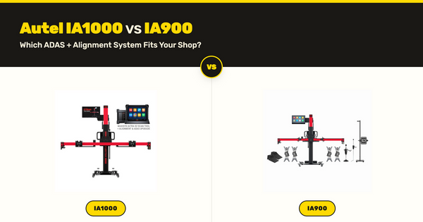 Autel IA1000 vs IA900: Which ADAS + Alignment System Fits Your Shop?